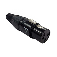 IO-XLR3-F-BK